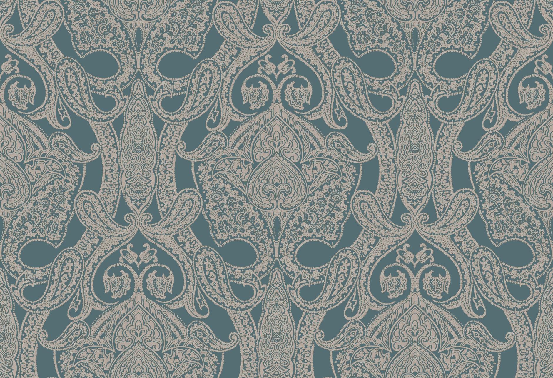 Skopos Susa Teal Fire Retardant Curtains