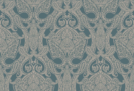 Skopos Susa Teal Fire Retardant Curtains