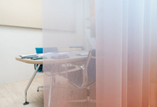 Vescom Airy 8087.02 Fire Retardant Curtains — two-tonal gradient
