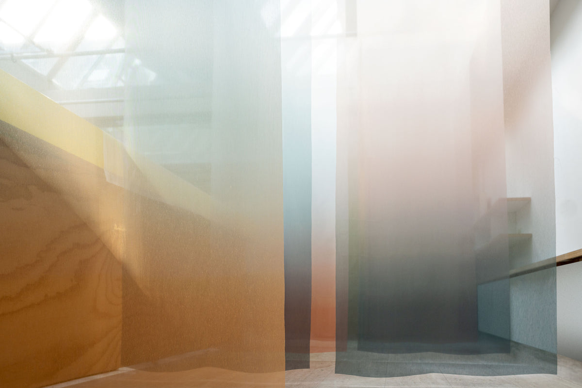 Vescom Airy 8087.08 Fire Retardant Curtains — two-tonal gradient