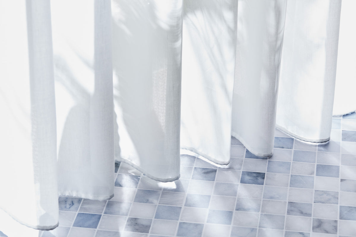 Edmund Bell Vibe sheer curtains lifestyle