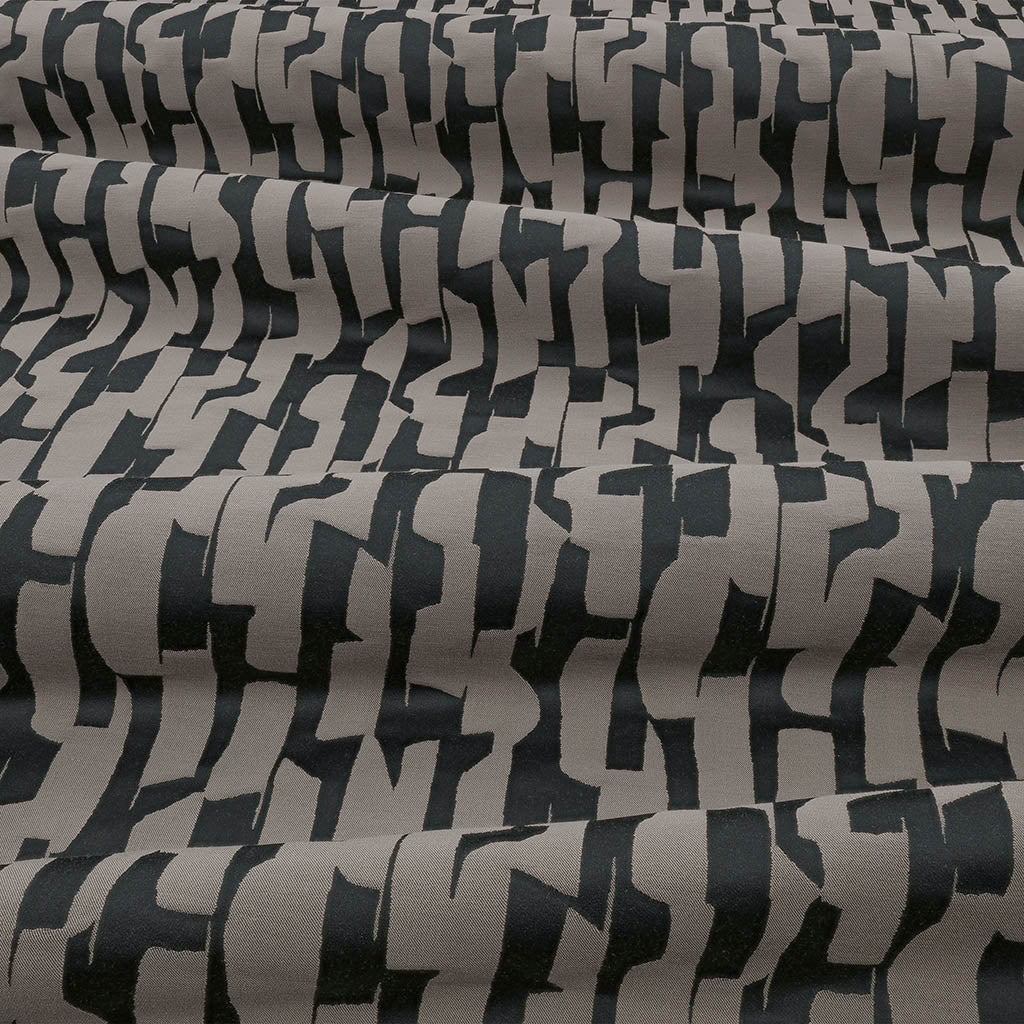 Villa Nova Alchemy Onyx Fire Retardant Curtains texture detail