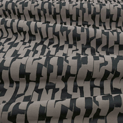 Villa Nova Alchemy Onyx Fire Retardant Curtains texture detail