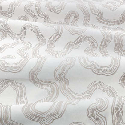 Villa Nova Flux Chrome Fire Retardant Curtains texture detail