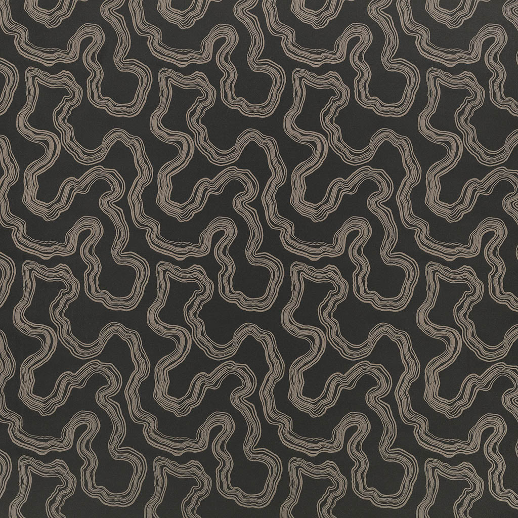 Villa Nova Flux Onyx Fire Retardant Curtains