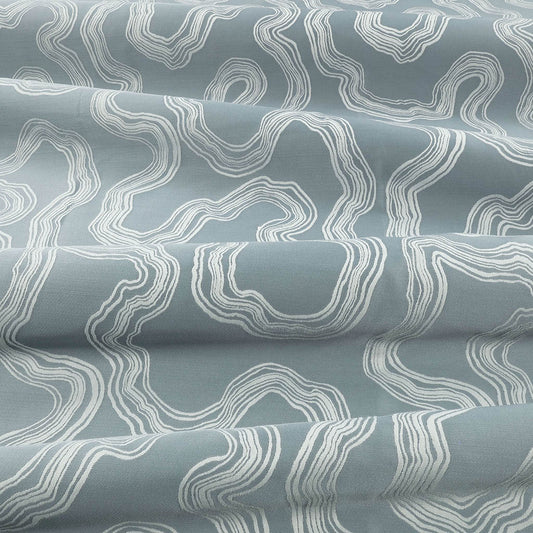 Villa Nova Flux River Fire Retardant Curtains texture detail