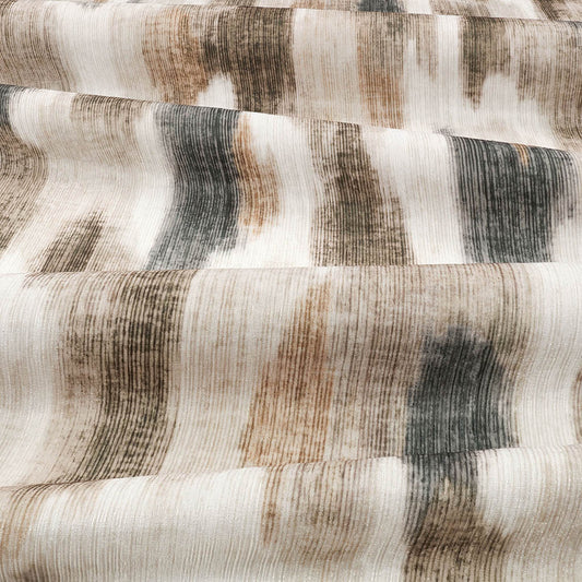 Villa Nova Fuse Carbon Fire Retardant Curtains texture detail