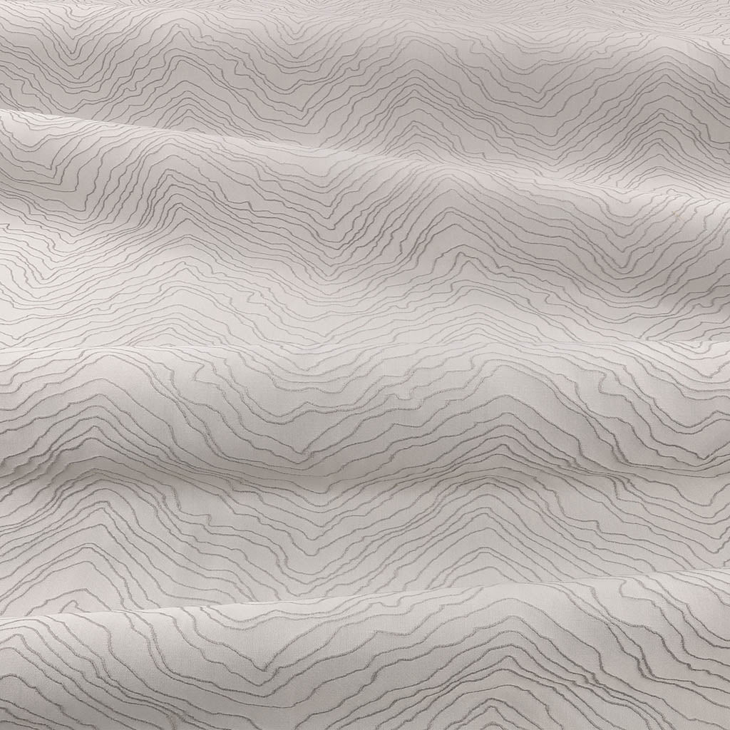 Villa Nova Igneous Aluminium Fire Retardant Curtains texture detail