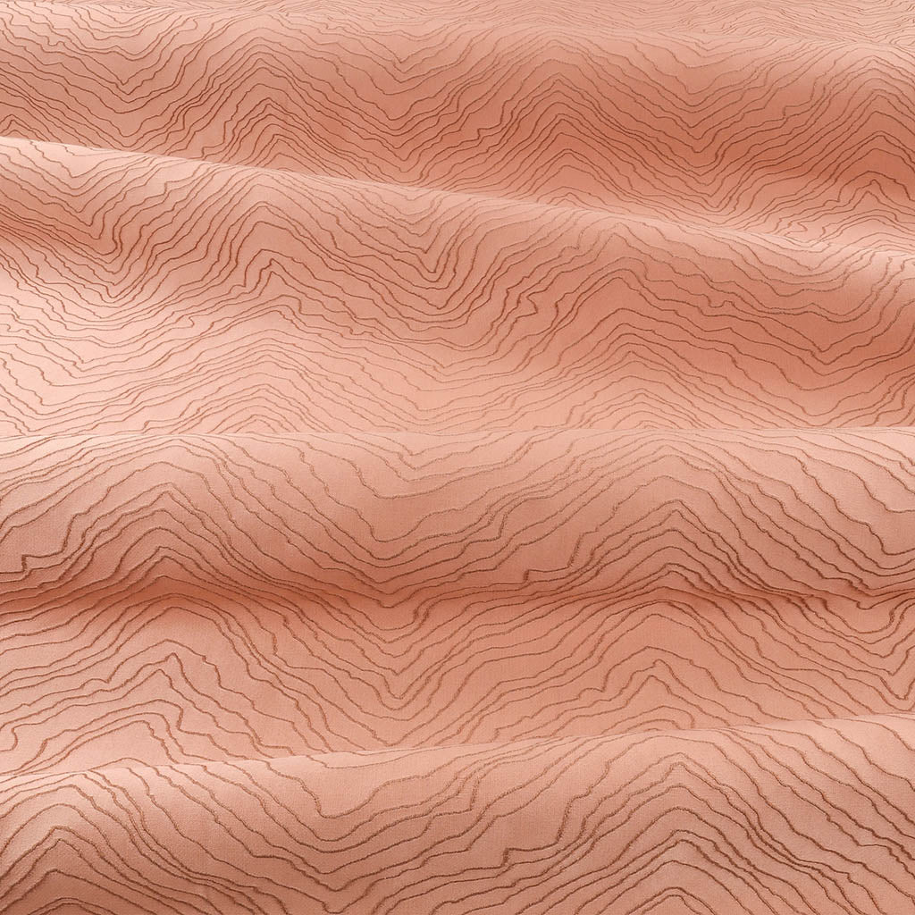 Villa Nova Igneous Lotus Fire Retardant Curtains texture detail