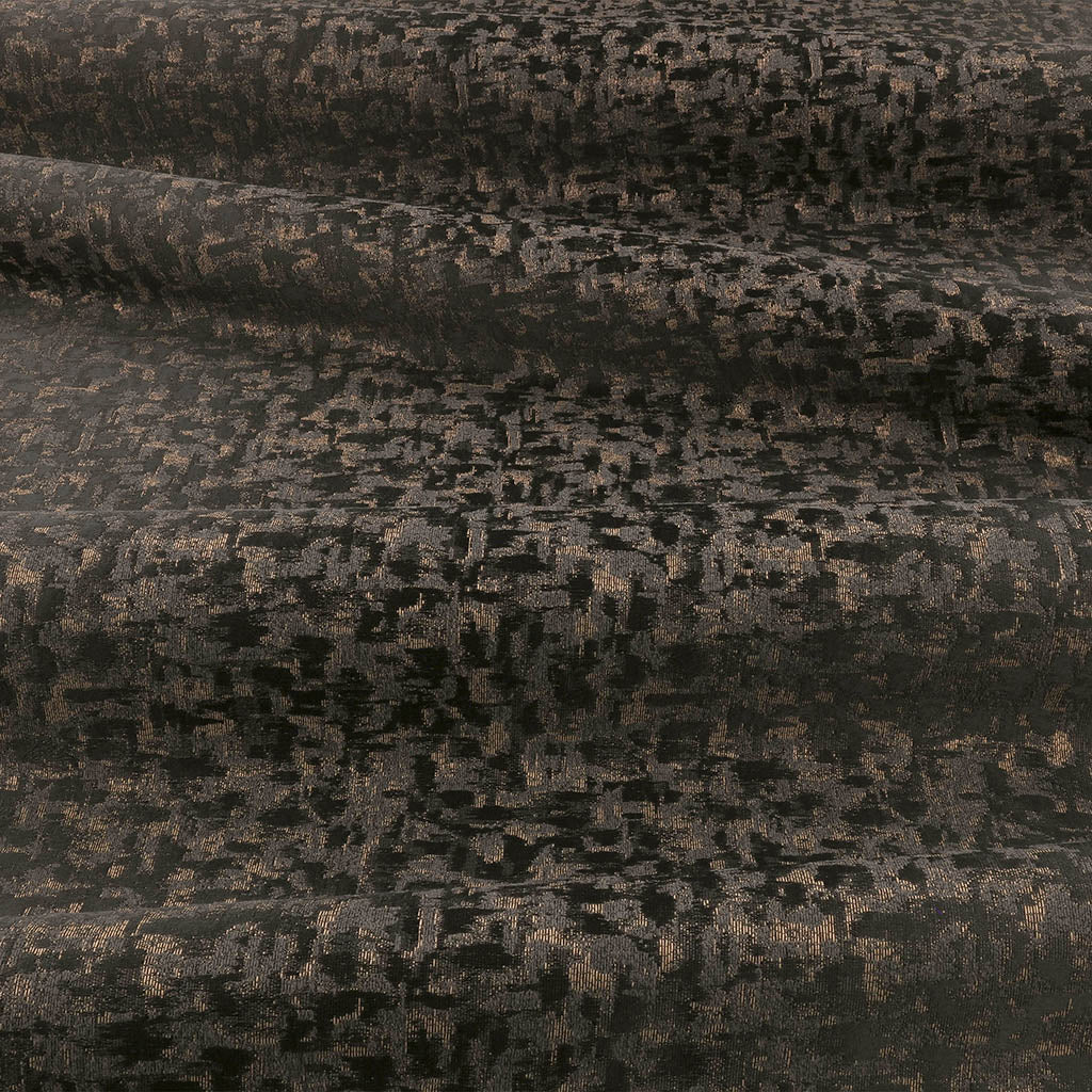 Villa Nova Ore Onyx Fire Retardant Curtains texture detail