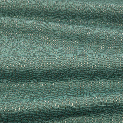 Villa Nova Temper Seafoam Fire Retardant Curtains texture detail