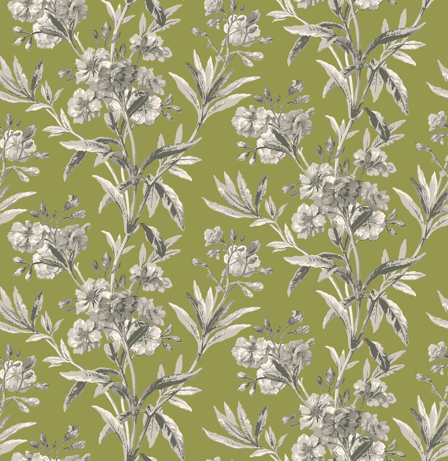 Skopos Vintage Camelia Sage Fire Retardant Curtains