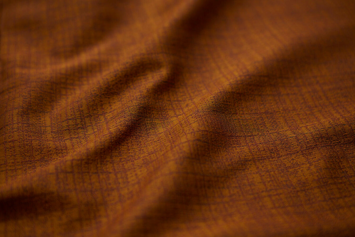 Edinburgh Weavers Vista Orange Fire Retardant Curtains