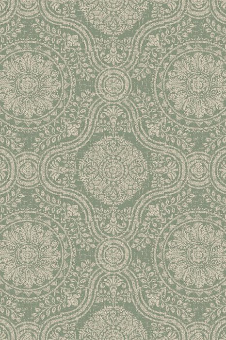 Skopos Woodblock Oregano Fire Retardant Curtains