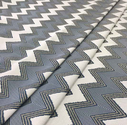 Edinburgh Weavers Ziggy Denim Fire Retardant Curtains