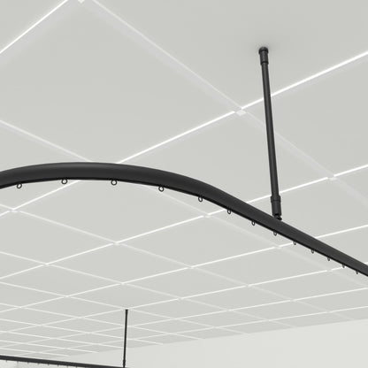 Zone E – close-up of the black Zone 28 track, wave gliders and 16 mm drop tubes
