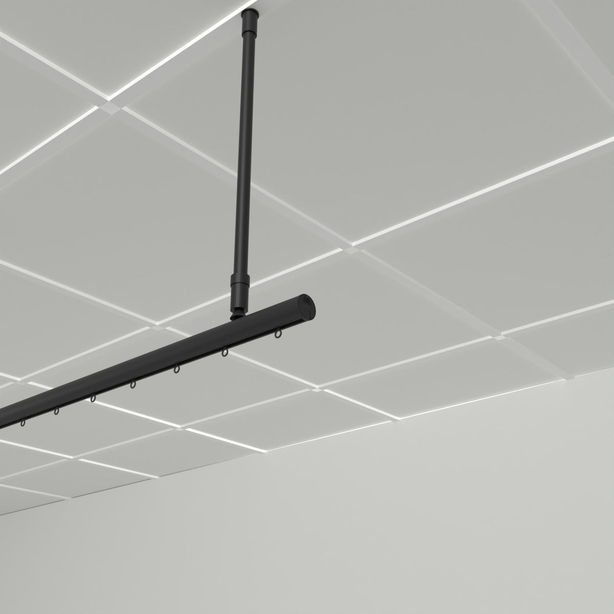 Zone I straight run – close-up of the black Zone 28 track, wave gliders and 16 mm drop tubes
