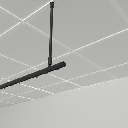 Zone I straight run – close-up of the black Zone 28 track, wave gliders and 16 mm drop tubes