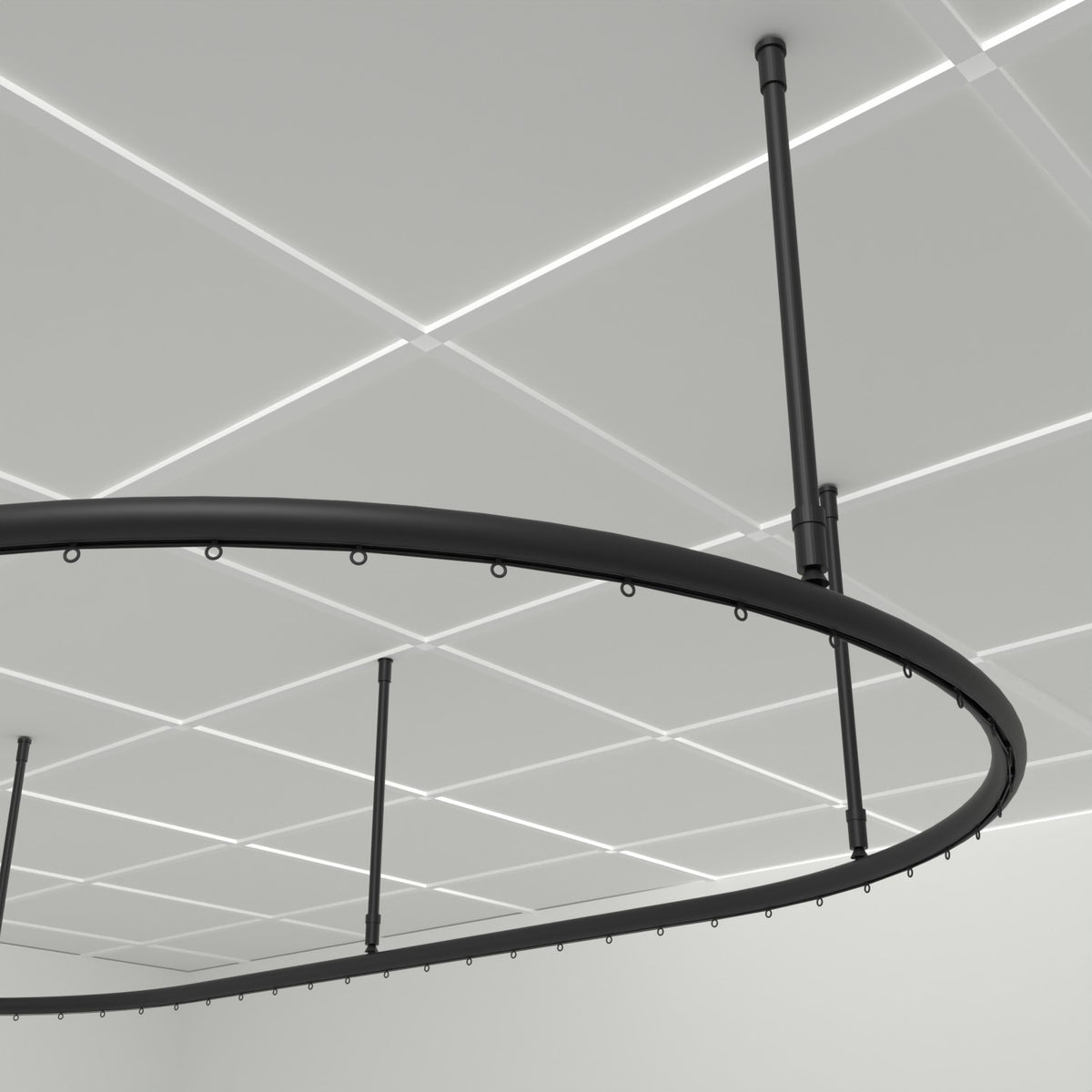 Zone Pod – close-up of the black Zone 28 track, wave gliders and 16 mm drop tubes