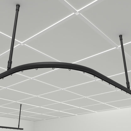 Zone U – close-up of the black Zone 28 track, wave gliders and 16 mm drop tubes